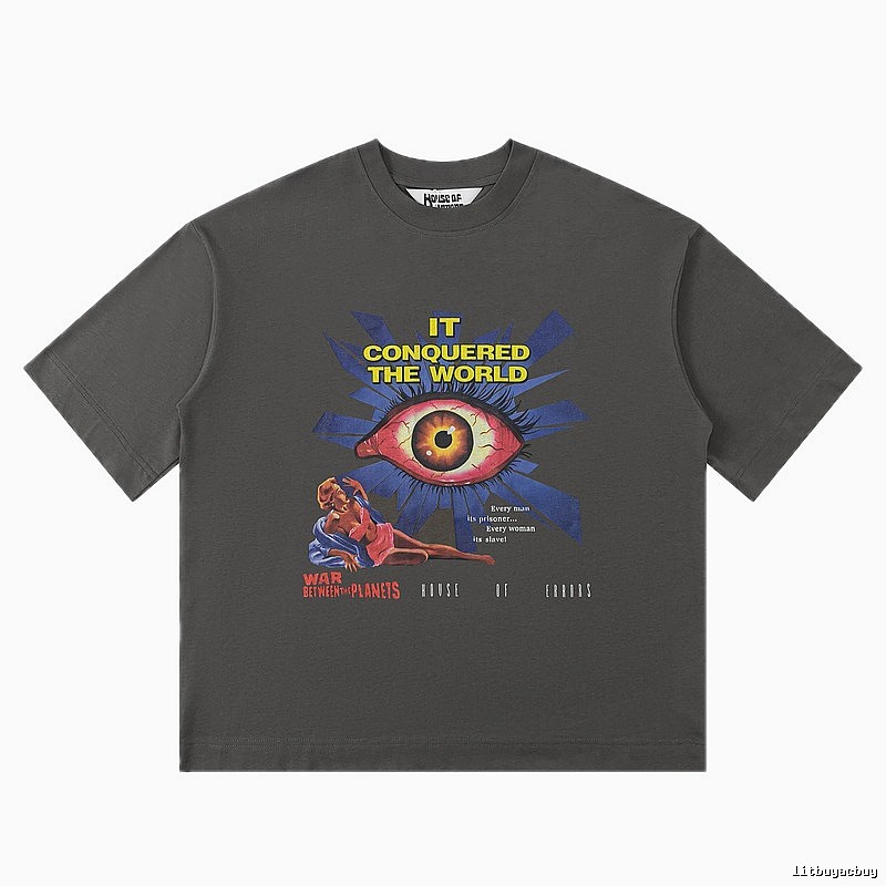 House of Errors Sci-Fi Style Dark Gray T-shirt