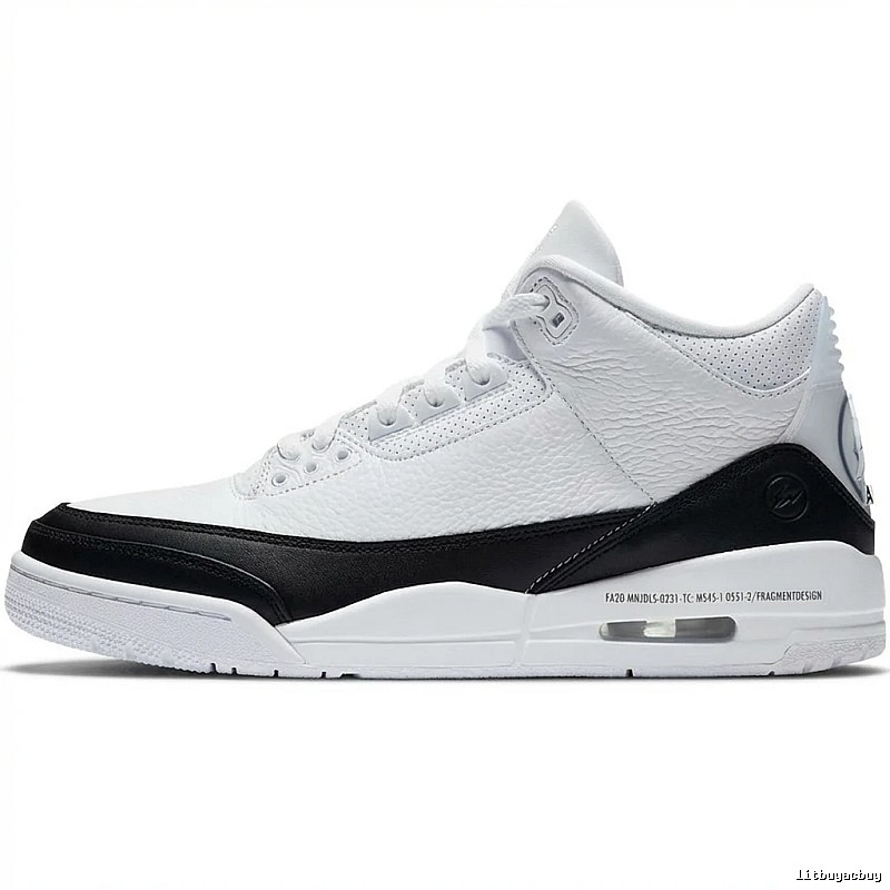 Jordan AJ3 Black and White Retro Sports Shoes
