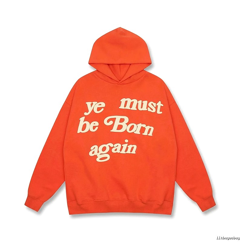 Kanye orange trendy style sweatshirt
