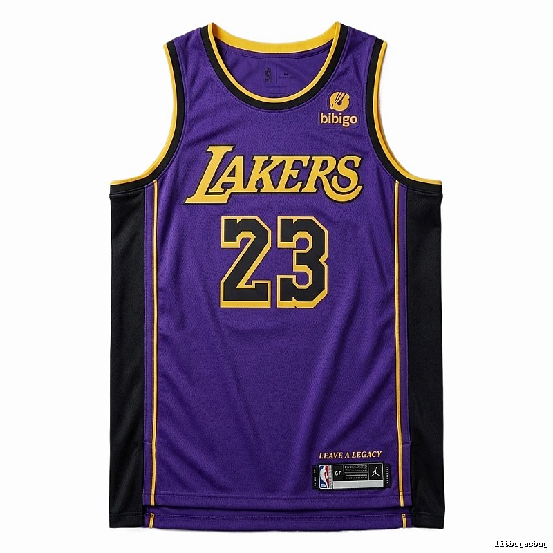 LBJ Lakers retro purple jersey