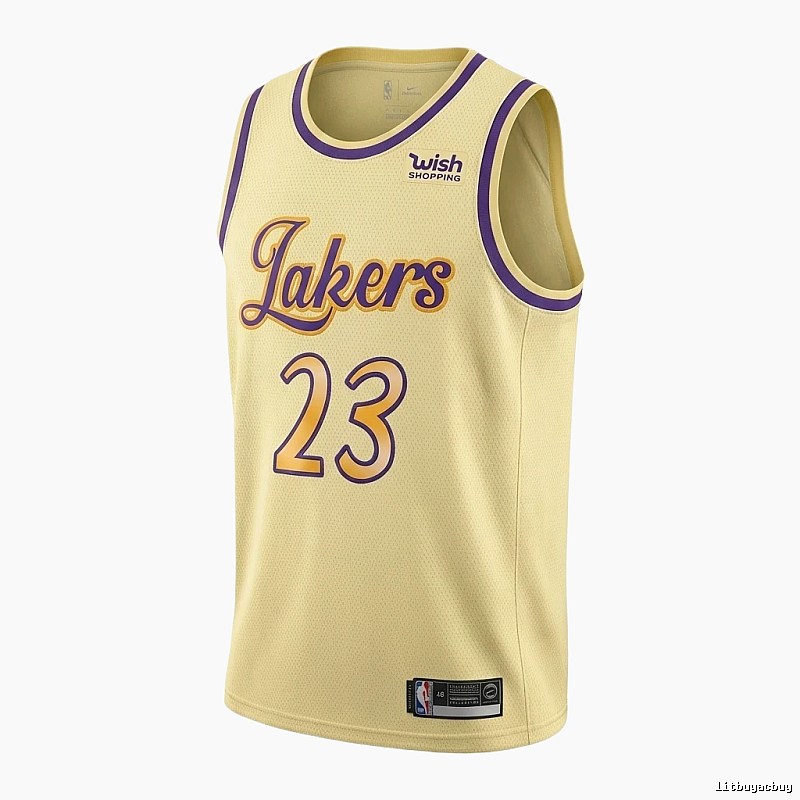 LBJ's No. 23 yellow jersey of the Lakers.
