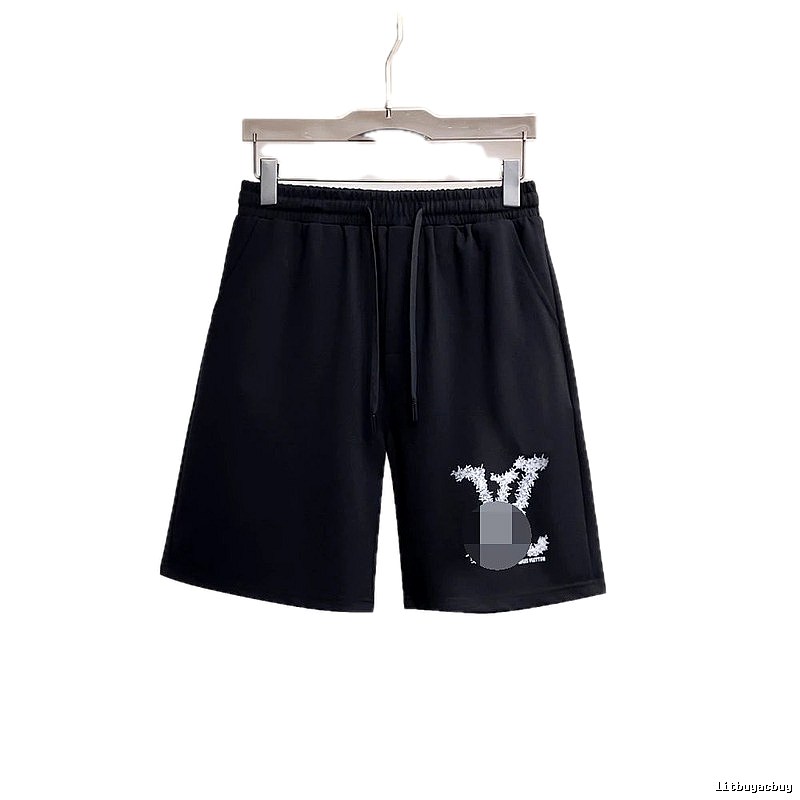 Louis Vuitton Printed Casual Black Shorts