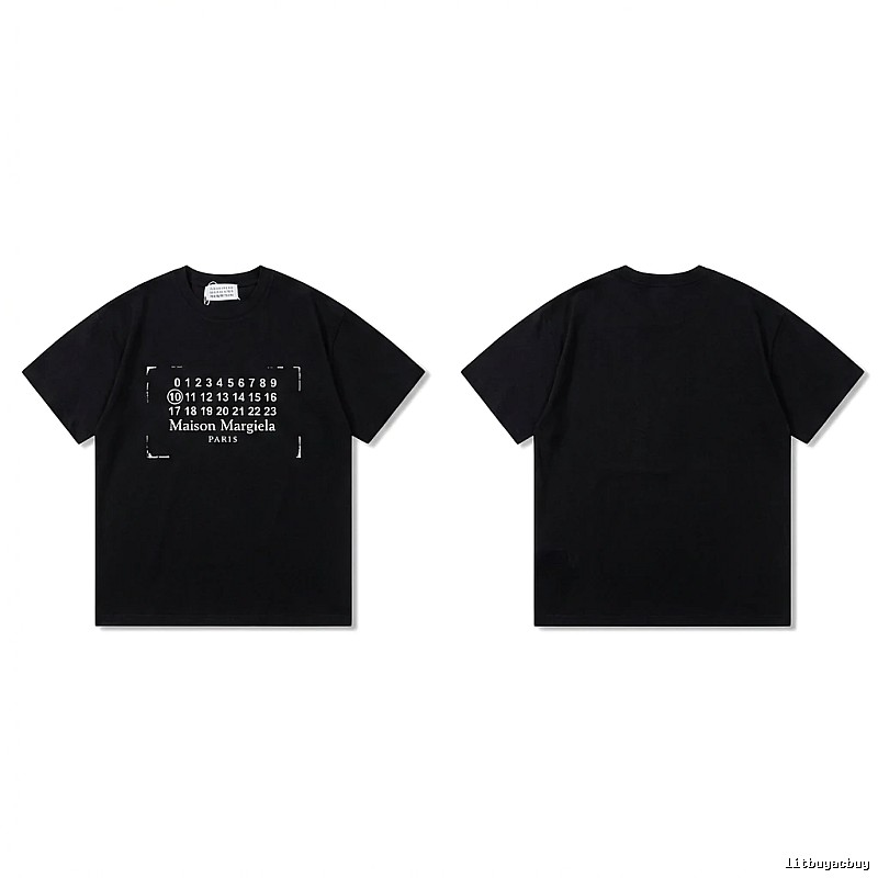 Maison Margiela Digital Style Black T-shirt