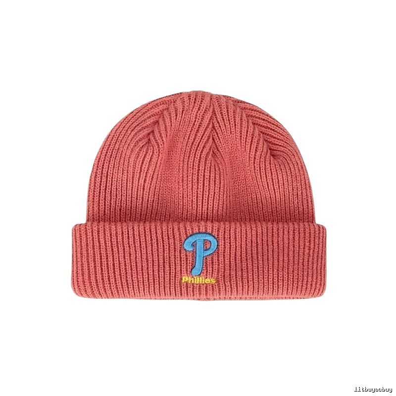 MLB Philadelphia team simple style pink hat