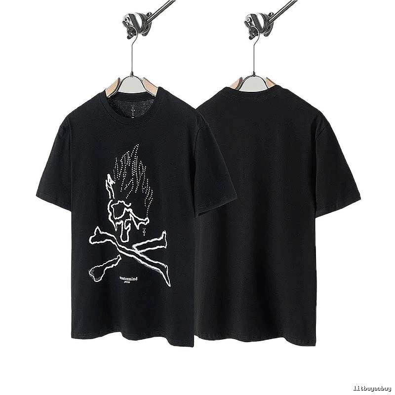 MMJ x Travis Scott Skull Street Style Black T-Shirt