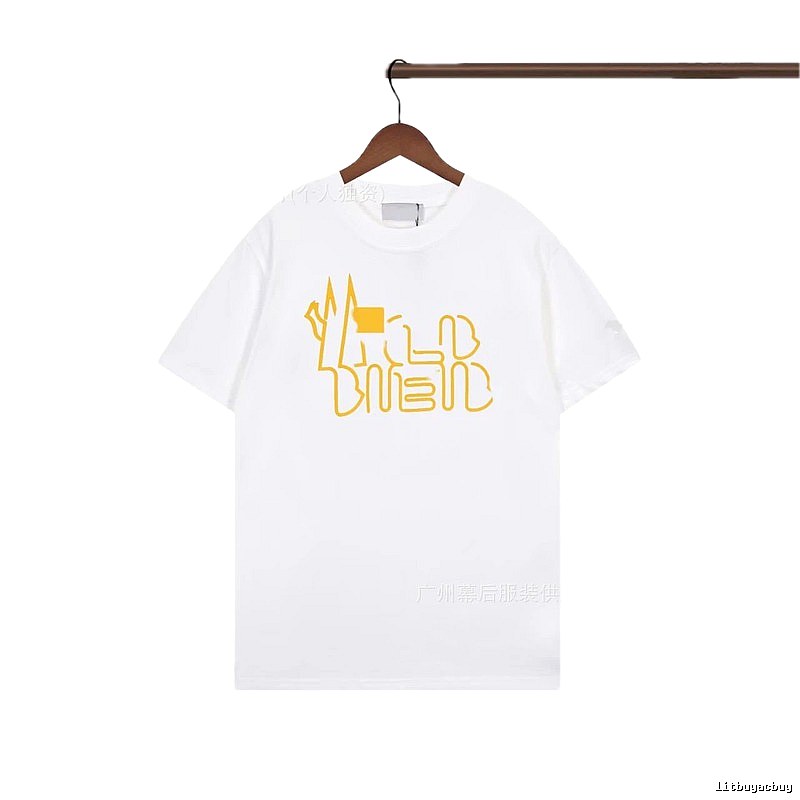 Moncler Line Sketch Print Casual Style White T-Shirt