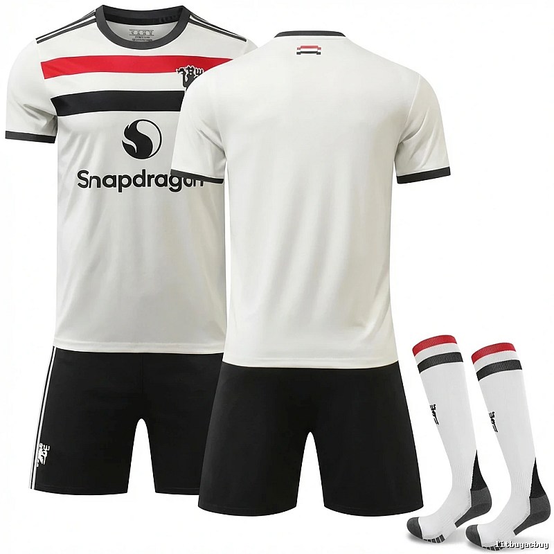 MUFC Classic Sportswear Set (White and Black)