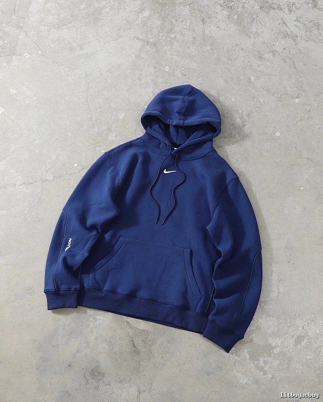 Nike Classic Pullover hoodie Blue Fleece A for Daily Styling