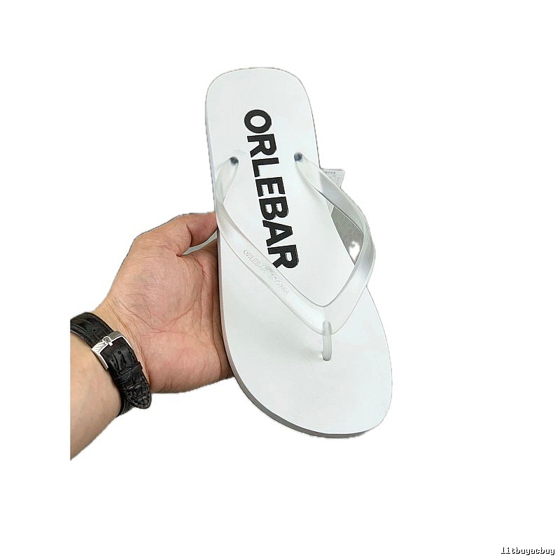 ORLEBAR BROWN Classic Casual Style White Flip-flops