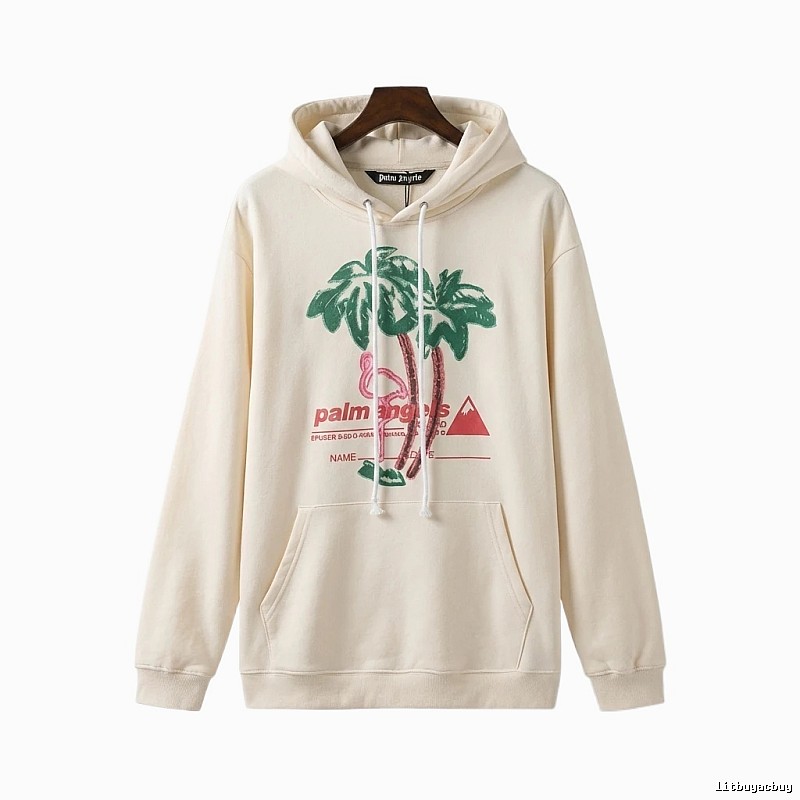 Palm Angels Printed Casual Hoodie
