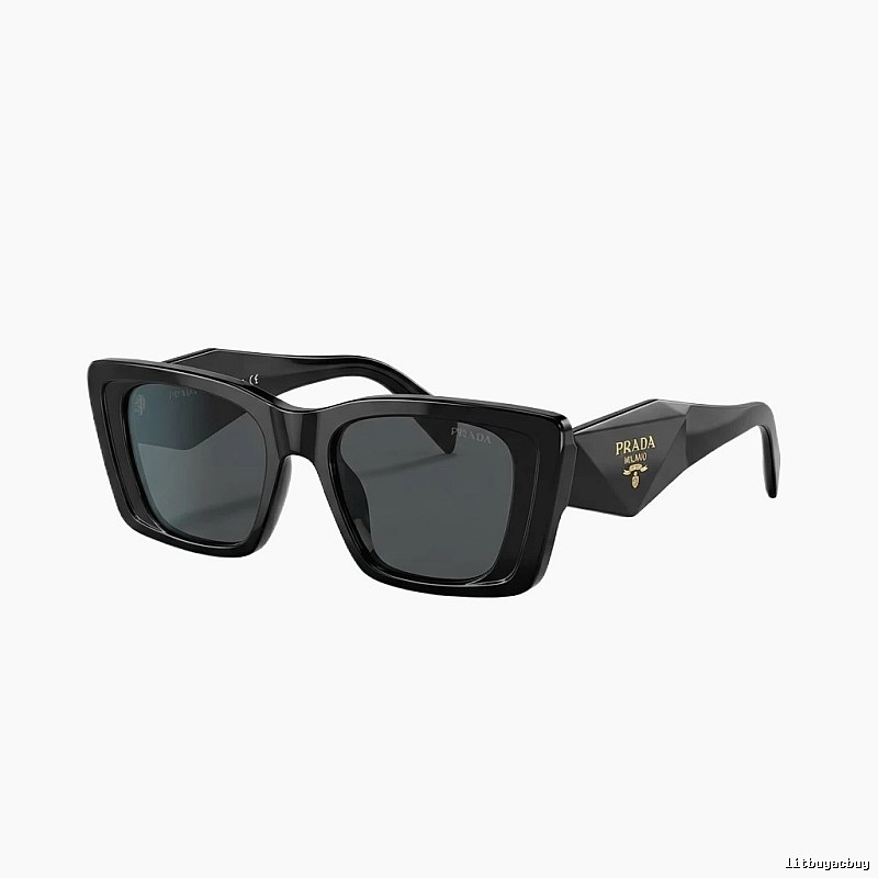 Prada Square Trendy Black Sunglasses