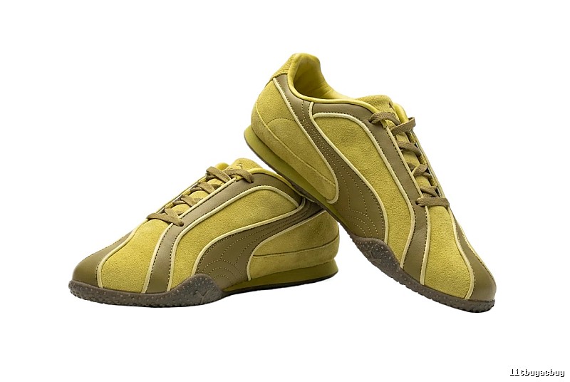 PUMA Retro Yellow-Brown Sports Shoes