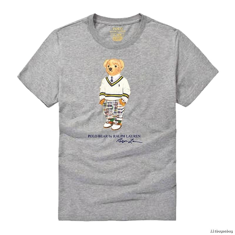 Ralph Lauren Bear Heather Grey T-shirt