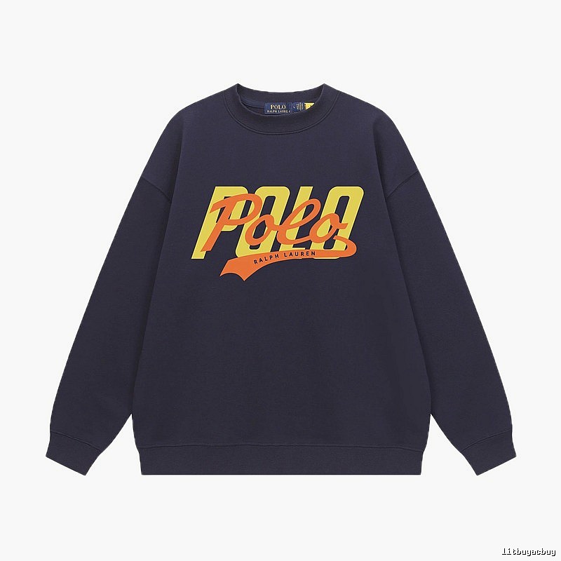 Ralph Lauren Polo Series Fashion Navy Blue Sweatshirt