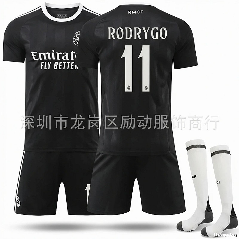 Real Madrid sporty black jersey
