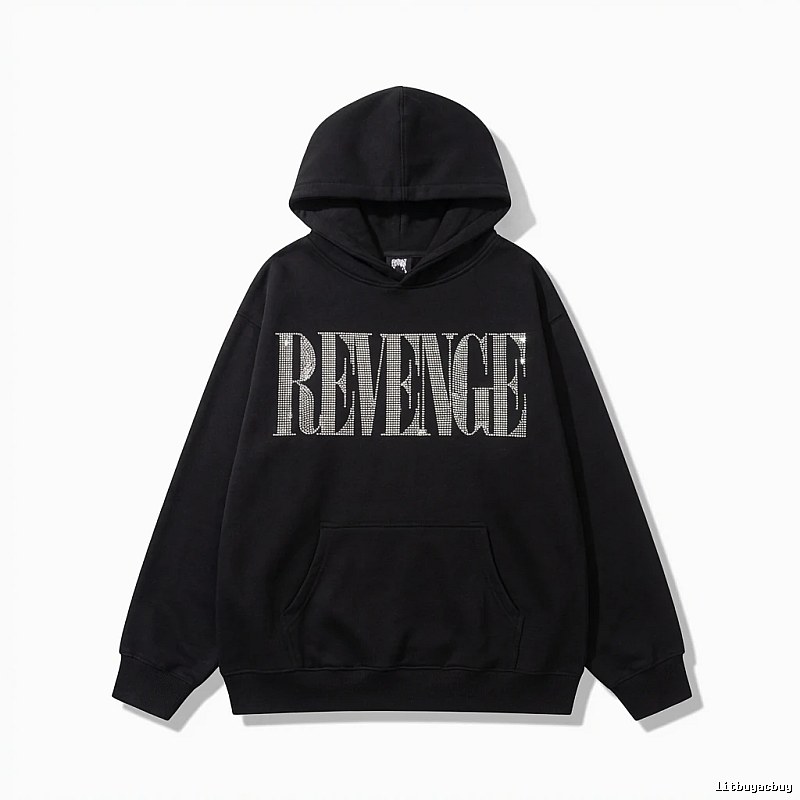 Revenge Letter Wind Black Hoodie