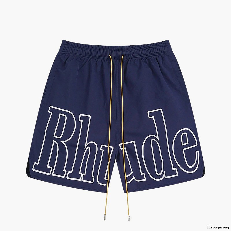 RHUDE Alphabet Wind Dark Blue Shorts