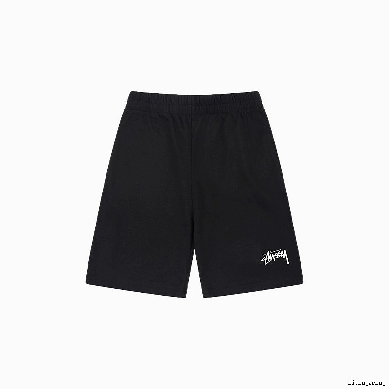 Stussy basic casual black shorts