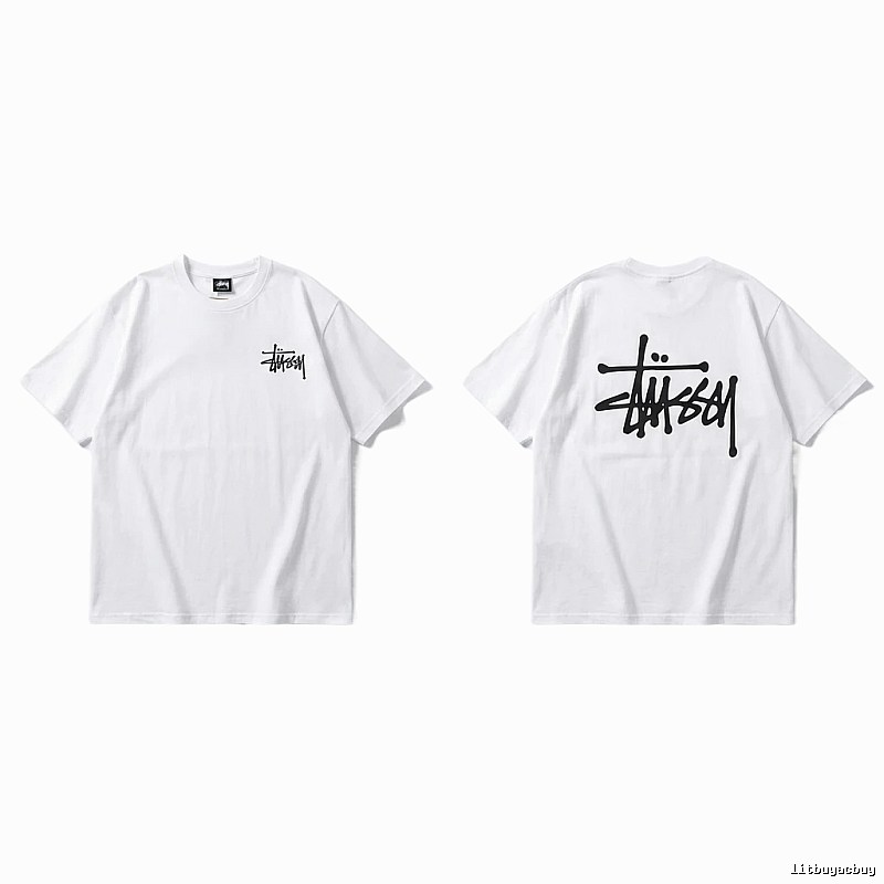 Stussy basic simple white T-shirt
