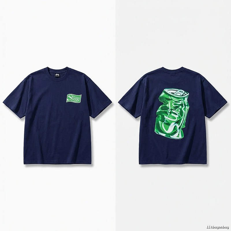 Stussy Cola Print Short-Sleeve T-Shirt