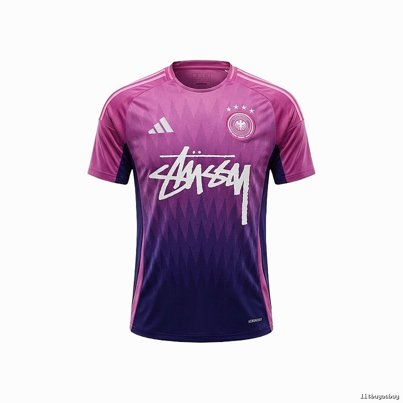 Stussy Gradient Style Pink-Purple T-shirt