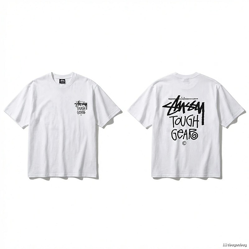 Stussy Graffiti Style White T-shirt