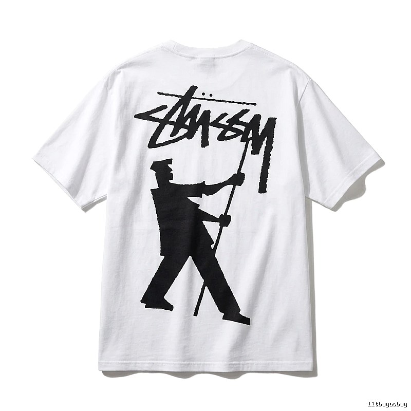Stussy Graffiti Style White T-shirt