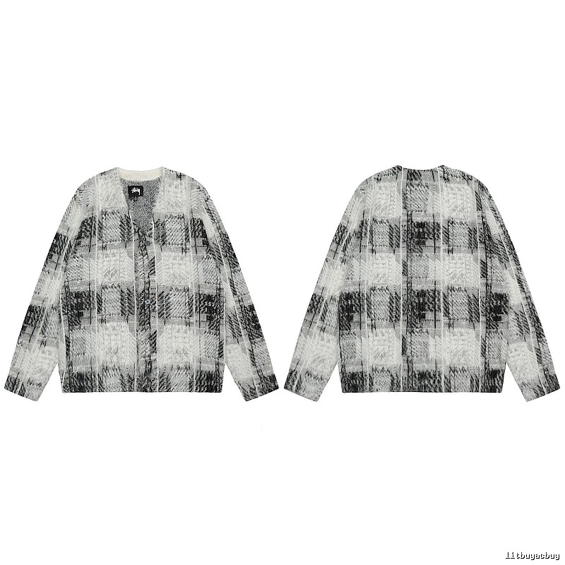 Stussy Gray Swirl Graphic SweatShirt Gift Ready
