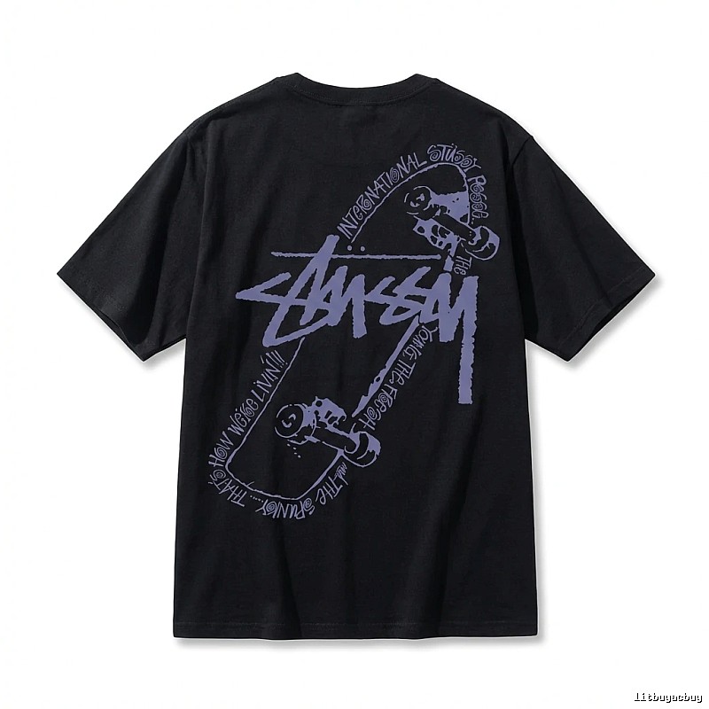 Stussy Skateboarding Series Black T-shirt