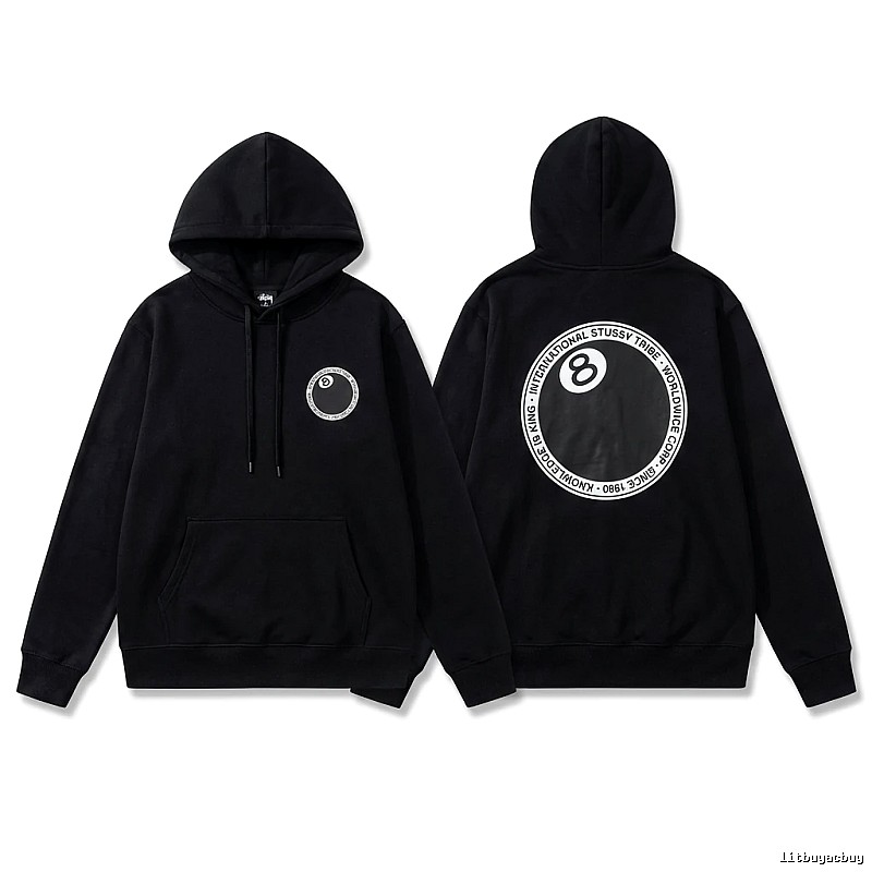 Stussy Tai Chi Style Black Hoodie