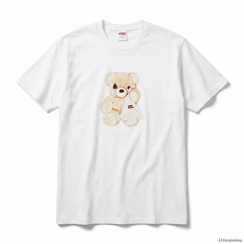Supreme Bear Trend Brand White T-shirt