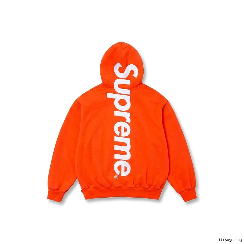 Supreme classic orange hoodie
