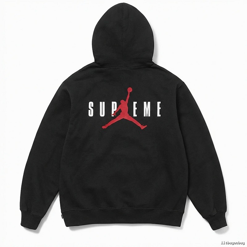 Supreme Co-branded Black Hoodie