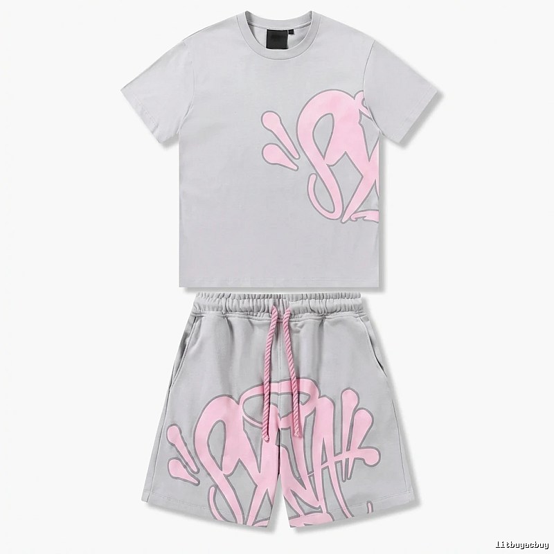 SynaWorld Graffiti Style Gray-Pink Set