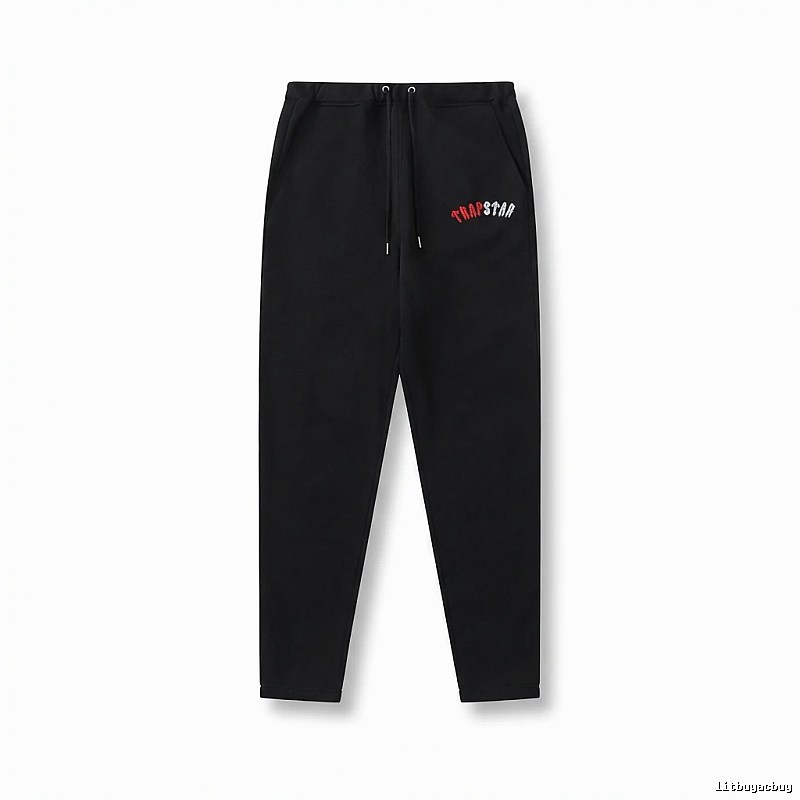 Trapstar minimalist style black sweatpants