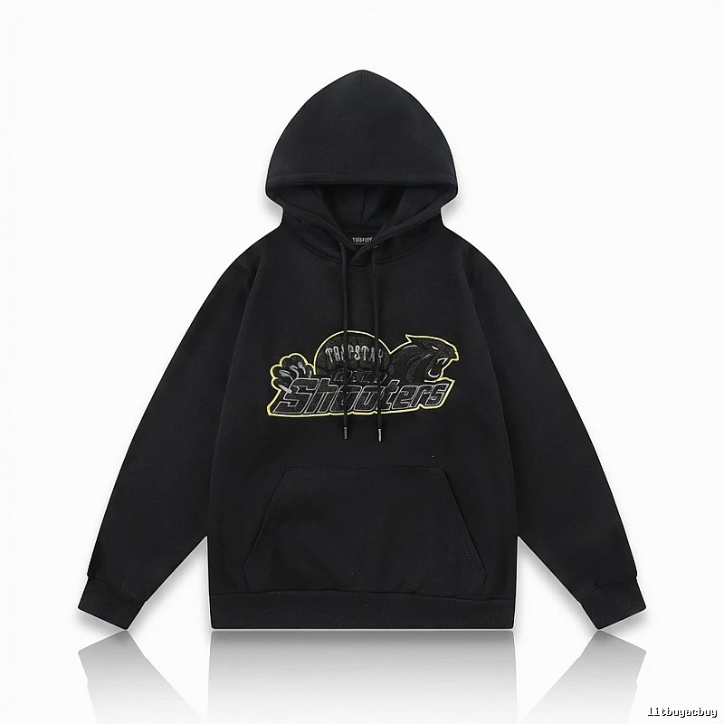 Trapstar Print Trendy and Cool Black Sweatshirt