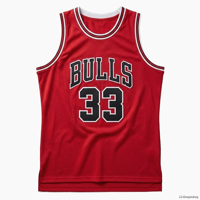 Vintage red jersey of the Michael Jordan.